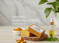 Jabón Artesanal de Cúrcuma y Ácido Kójico: